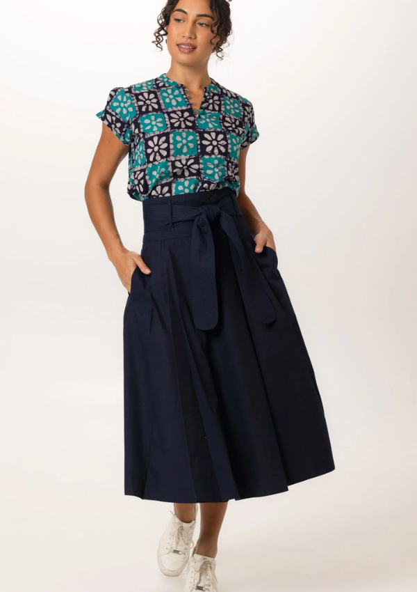 Rhodes Skirt in Midnight