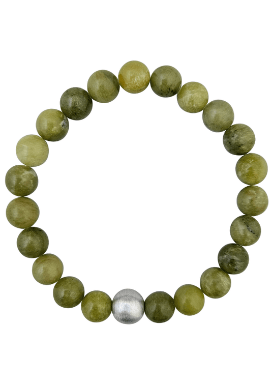 Bracelet with Peridot beads - Sacred by Design - LOVEbomb