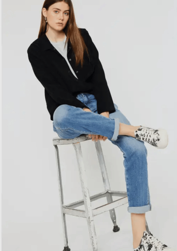 Mid rise slim boyfriend jeans - Kancan US 