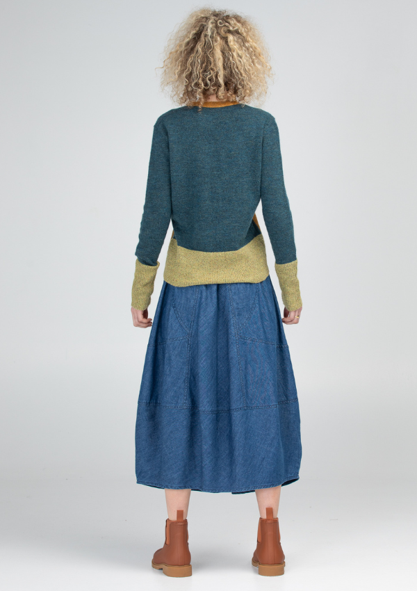 Three colour cardigan - boom shankar