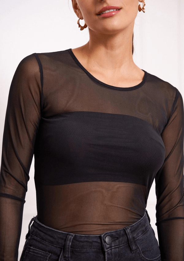 Mesh layering top - Choklate Paris