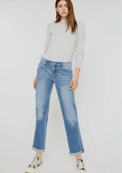 Mid rise slim boyfriend jeans - Kancan US 