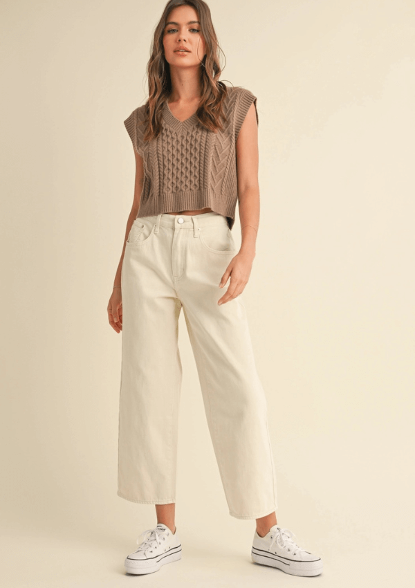 Adjustable Tie Waist Pant