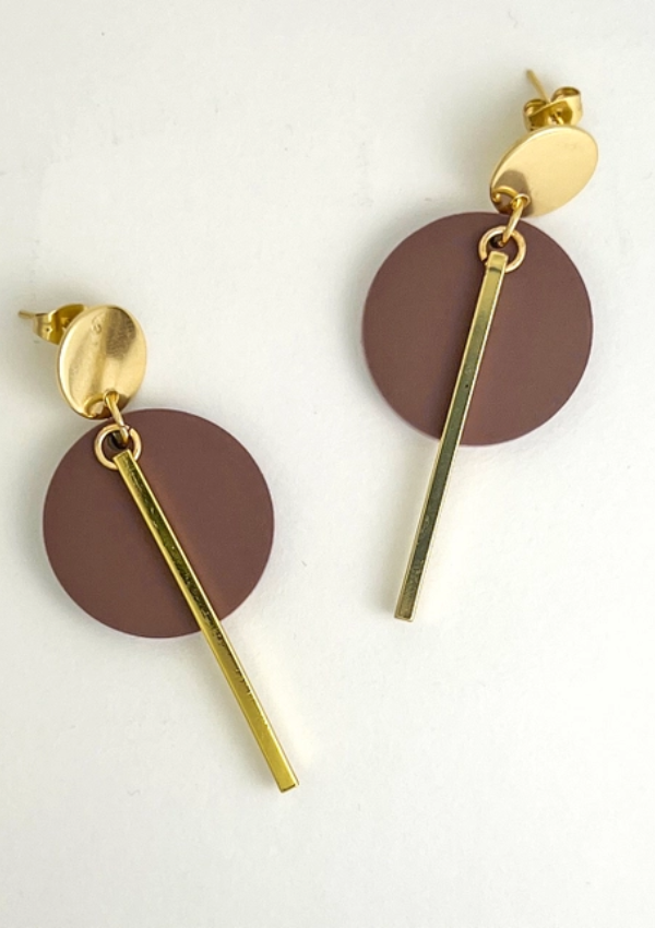 Kyra Gold Dangle Earrings