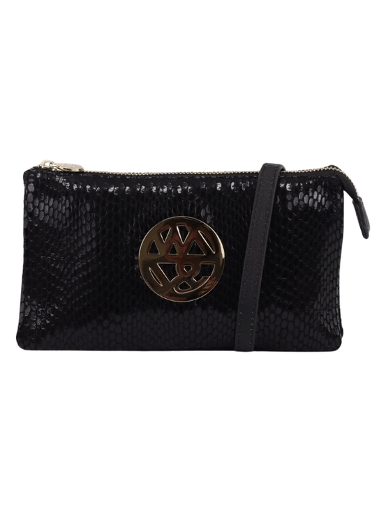 Snake finish clutch bag - Willow and Zac