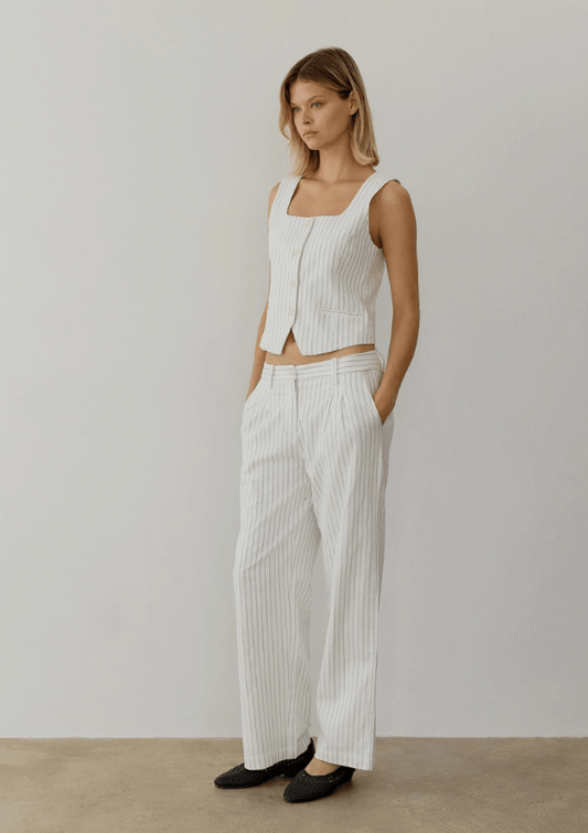 The Frances Linen Blend Pant