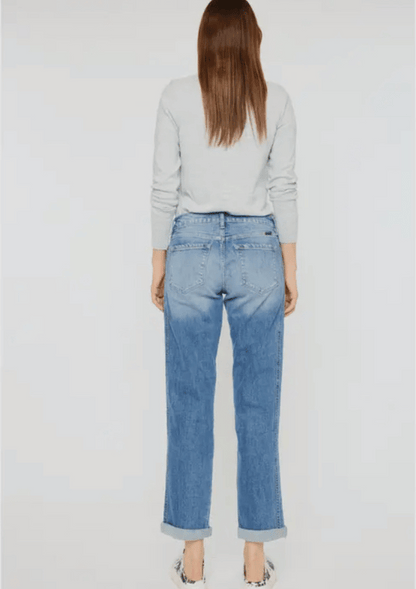 Mid rise slim boyfriend jeans - Kancan US 