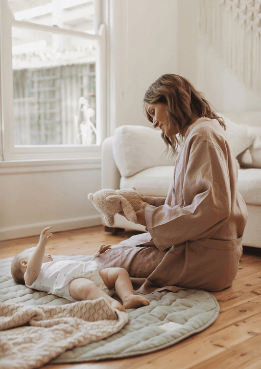 Dressing gowns in French linen - Linen Label 