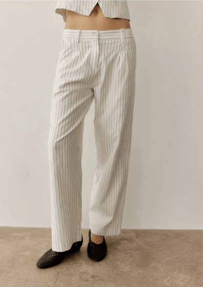 The Frances Linen Blend Pant