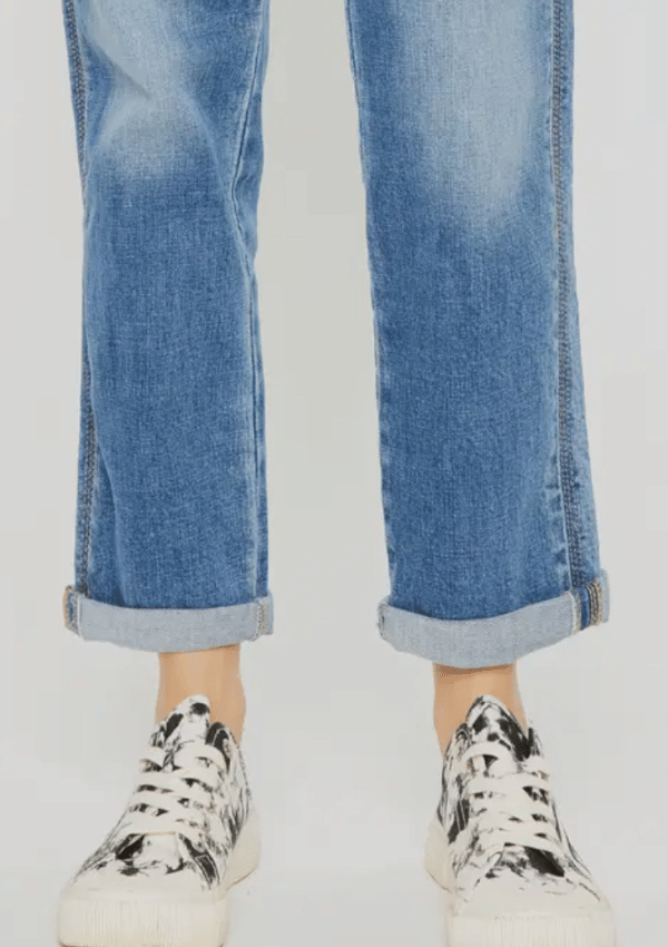 Mid rise slim boyfriend jeans - Kancan US 