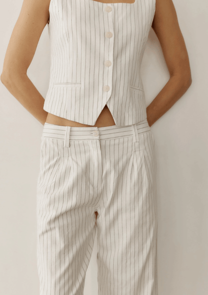 The Frances Linen Blend Pant