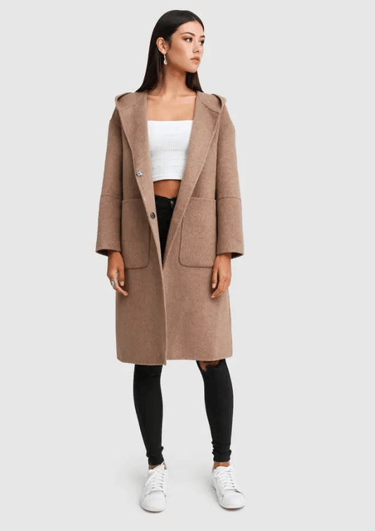 Overcoat with hood - Belle and Bloom 
