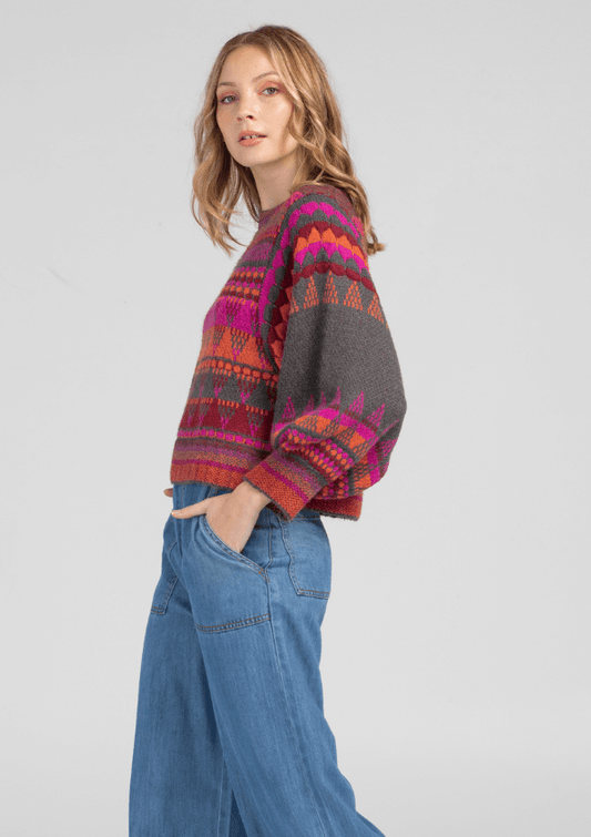 Argyle knit jumper - Boom Shankar 