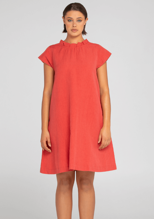 High neck summer dress - Boom Shankar 