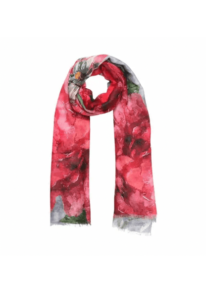 Floral Modal & Silk Scarf