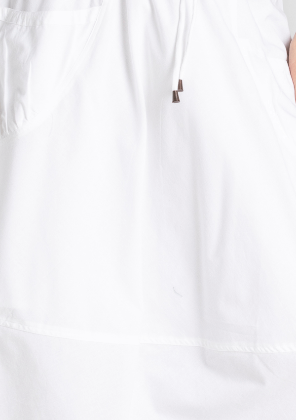 White cotton summer skirt - Boom Shankar