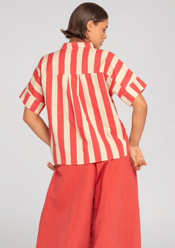 Boxy shirts in stripe - Boom Shankar