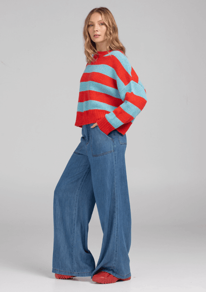 Wally Jumper - Seaside Stripe