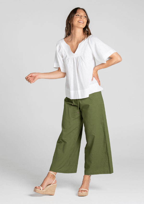 Cotton Summer Pants - Ria Pants - Boom Shankar