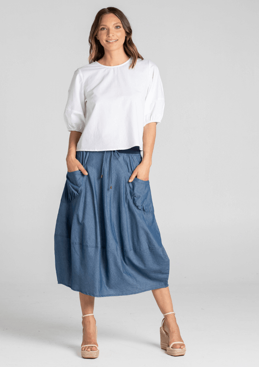 Chambray skirts - Boom Shankar