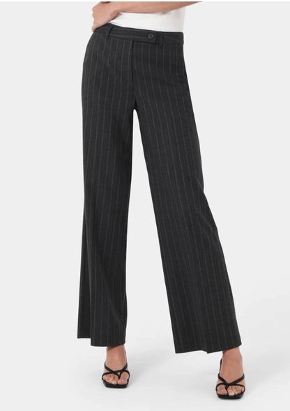 Grey pinstripe pants - Forcast - As You Are. Lifestyle 