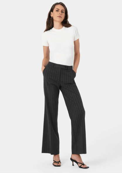 Grey pinstripe pants - Forcast - As You Are. Lifestyle 