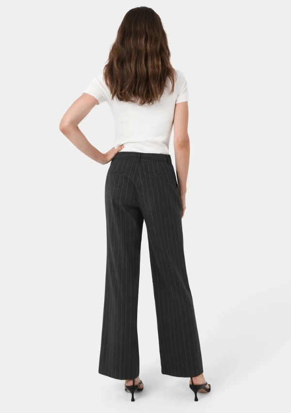 Grey pinstripe pants - Forcast - As You Are. Lifestyle 