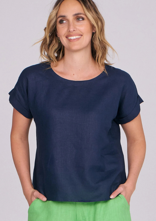 Luna Linen Top