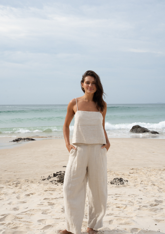 Linen Cami Top - Lilly Pilly Collection