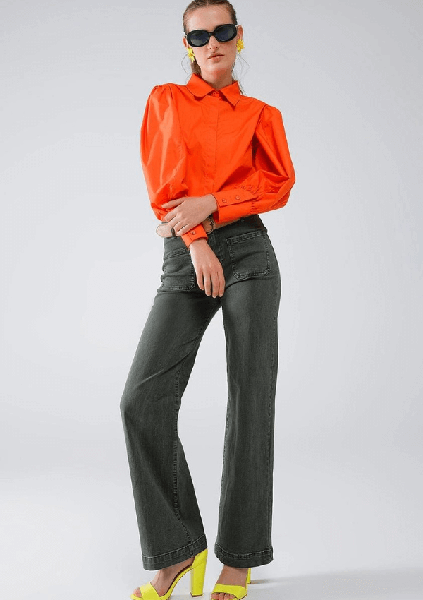 Bright orange women's shirt - Q2 Spain - As You Are. Lifestyle 