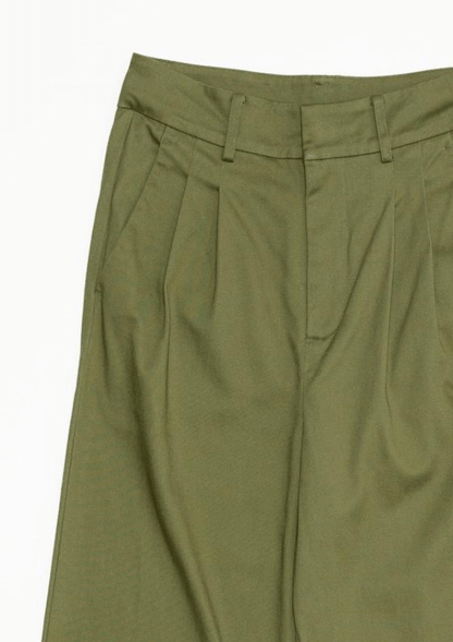 Green cotton pants - Mod Ref