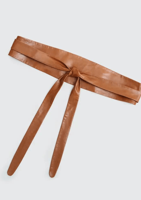 Genuine leather wrap belt - Belle and Bloom