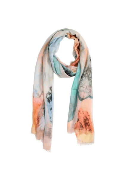 Abstract Modal & Silk Scarf