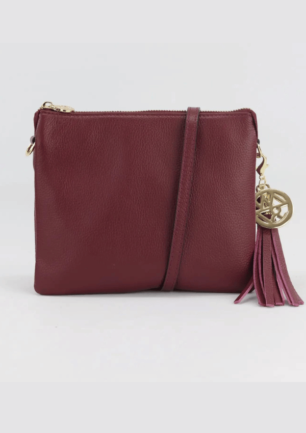 Tara Leather Crossbody Bag