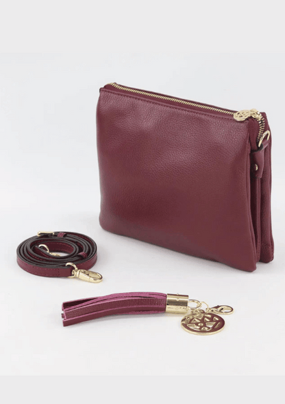 Tara Leather Crossbody Bag