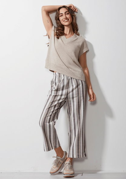 The Cotton Stripe Pant