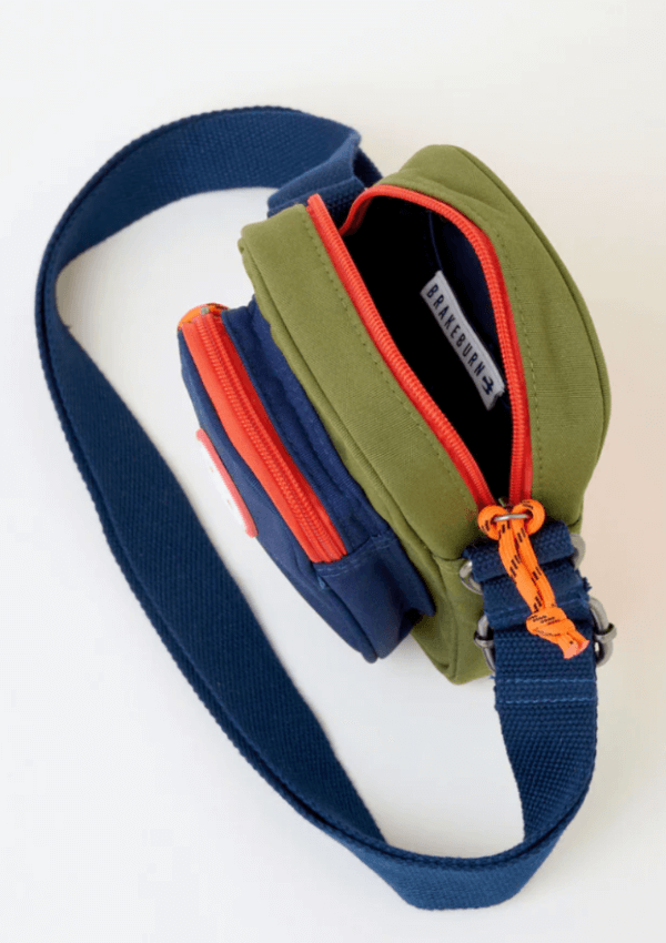 Fabric cross body bags with webbing strap - brakeburn