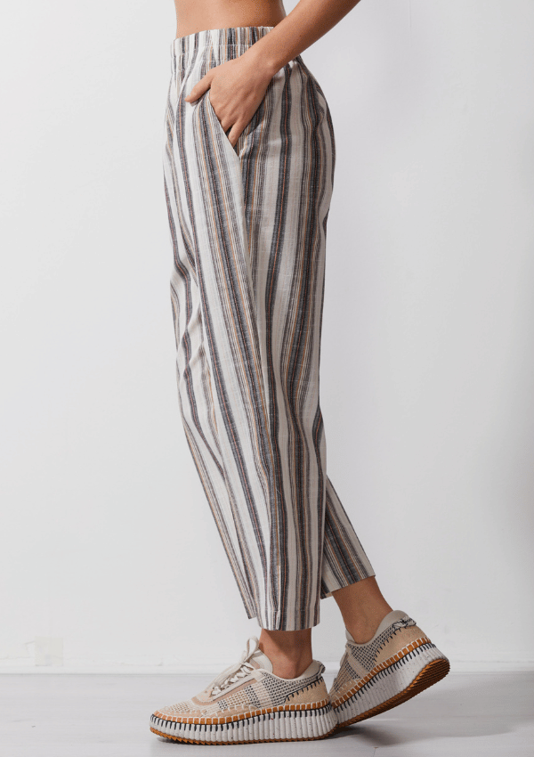 The Cotton Stripe Pant