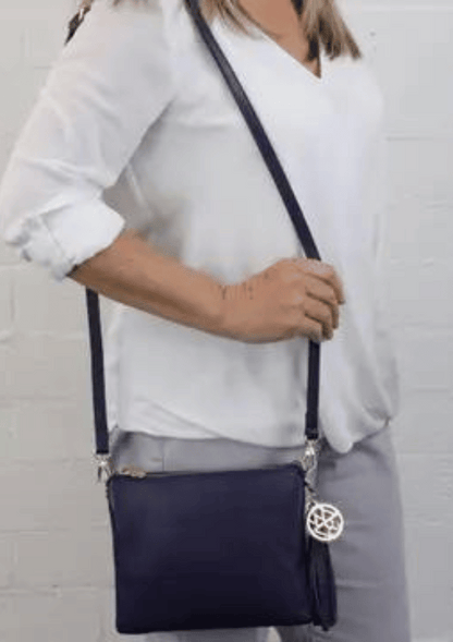 Tara Leather Crossbody Bag