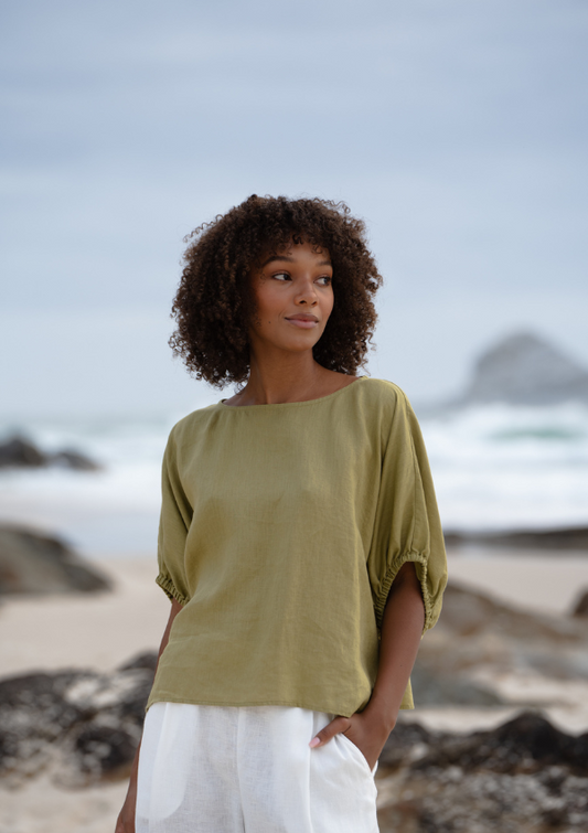 Tina Linen Top