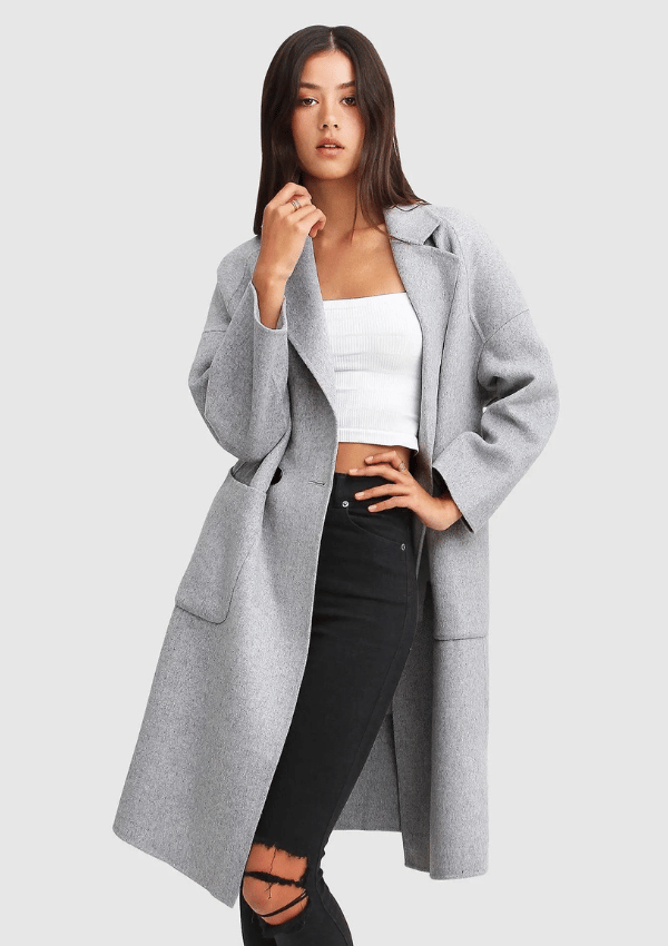 Publisher Wool Blend Coat