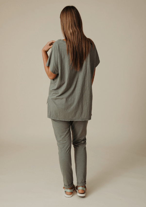 Shoreline Slub Organic Cotton T-Shirt - Talamaya 