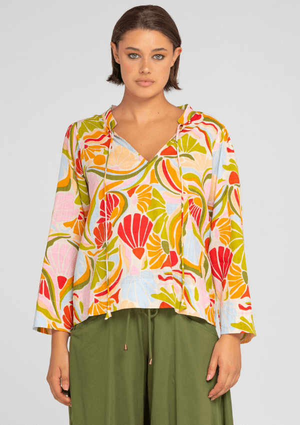 Summer print blouse - Colada Print - Boom Shankar