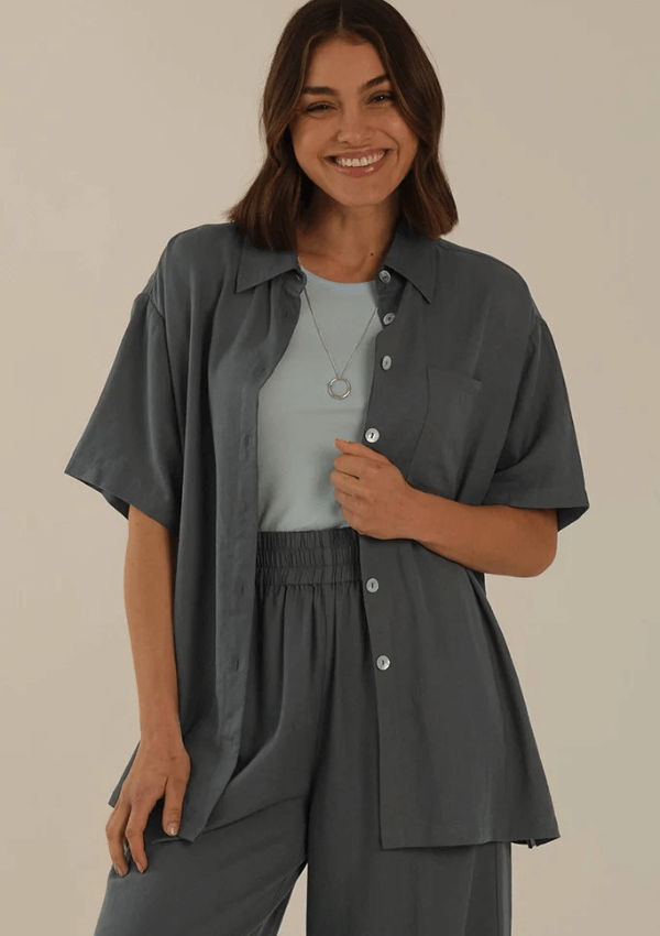 Woven bamboo women's shirt - Bamboo Body 