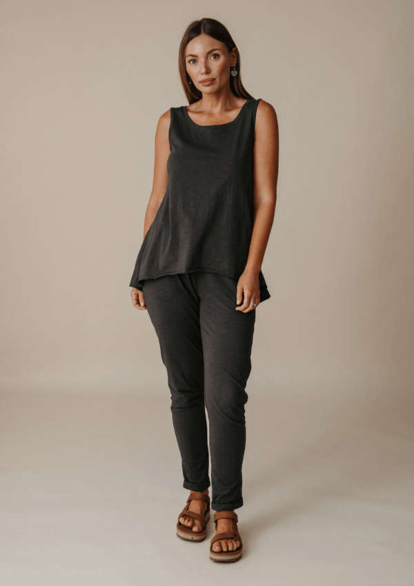 Organic Cotton Slub Pant - Shoreline - Talamaya 