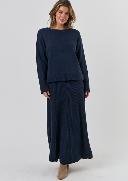Boatneck Slouchy Knit