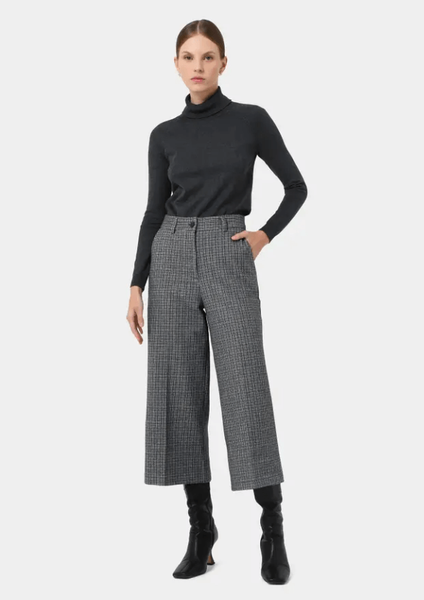 Grey Check Culottes - Forcast