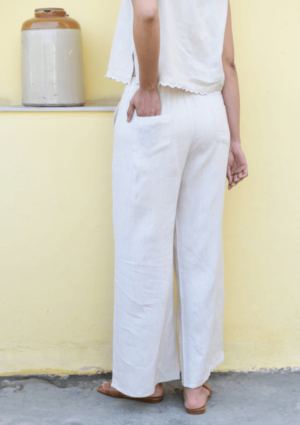 Linen pants  Azure and Indigo 