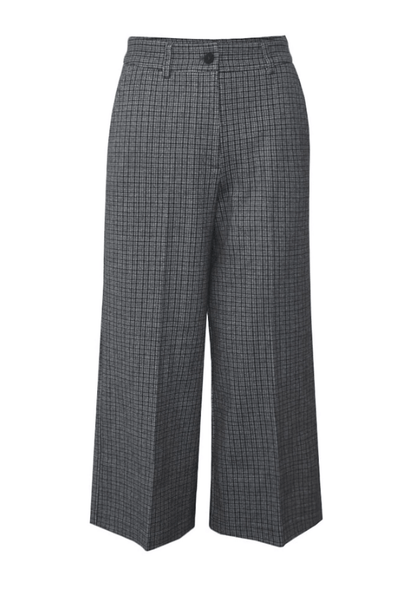 Grey Check Culottes - Forcast