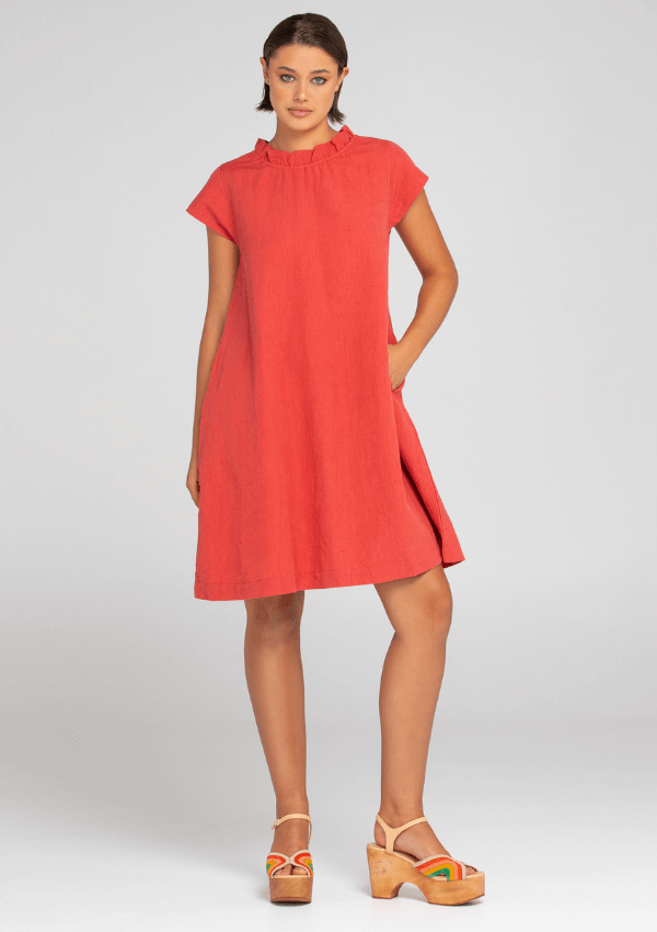 High neck summer dress - Boom Shankar 